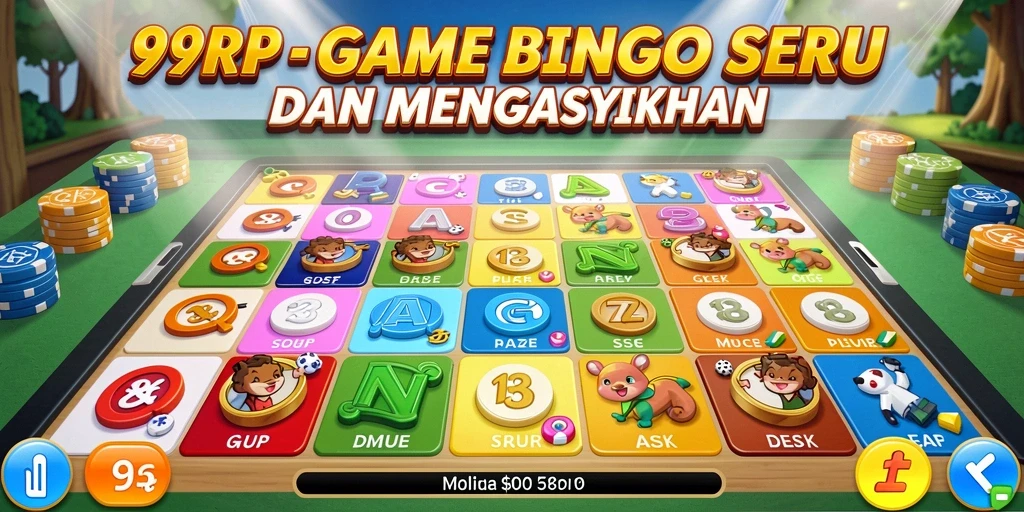 Tampilan gameplay Bingo yang menarik dan interaktif di 99RP.