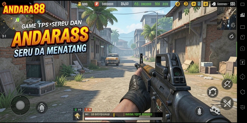 Tampilan gameplay TPS yang seru dan menegangkan di ANDARA88.