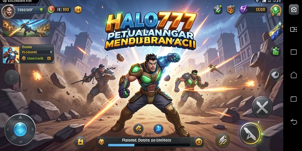 Gambaran gameplay seru dan mendebarkan dari HALO777.