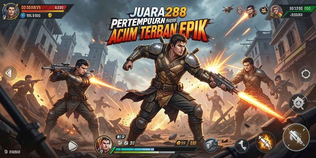 Tampilan gameplay JUARA288 yang mendebarkan dan penuh aksi.