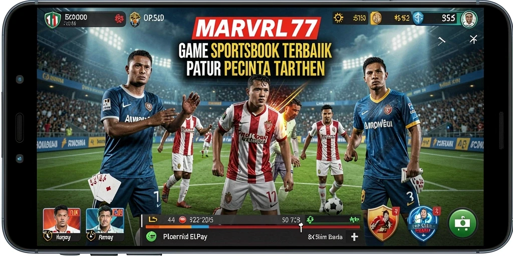 Tampilan gameplay <strong>MARVRL77</strong> yang mendebarkan dengan antarmuka pengguna yang intuitif.