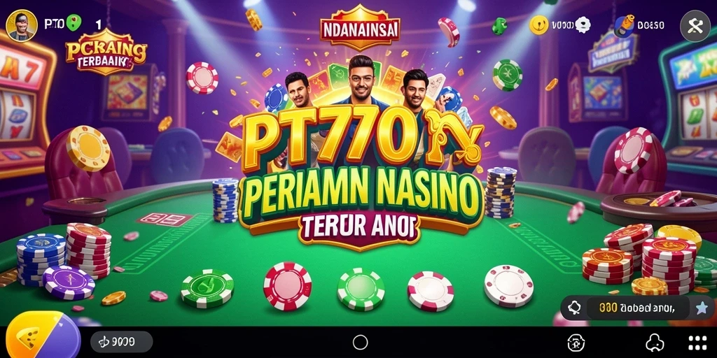 Tampilan utama gameplay yang menarik dari PT707 di layar ponsel.