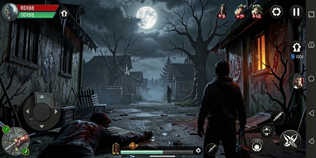 Gameplay menyeramkan di RDI88 dengan suasana mencekam.